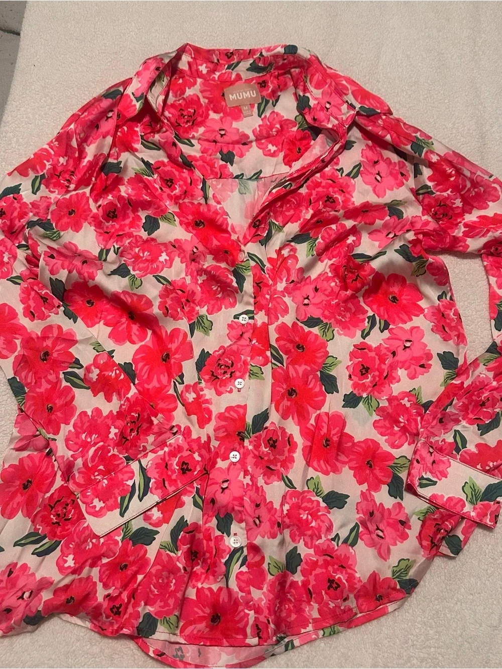 show me your mumu floral early riser pj set soiree medium